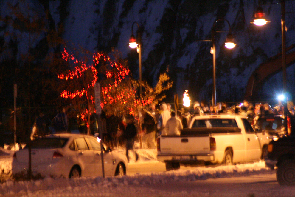 The Olympic Torch Relay in Whitehorse, Yukon