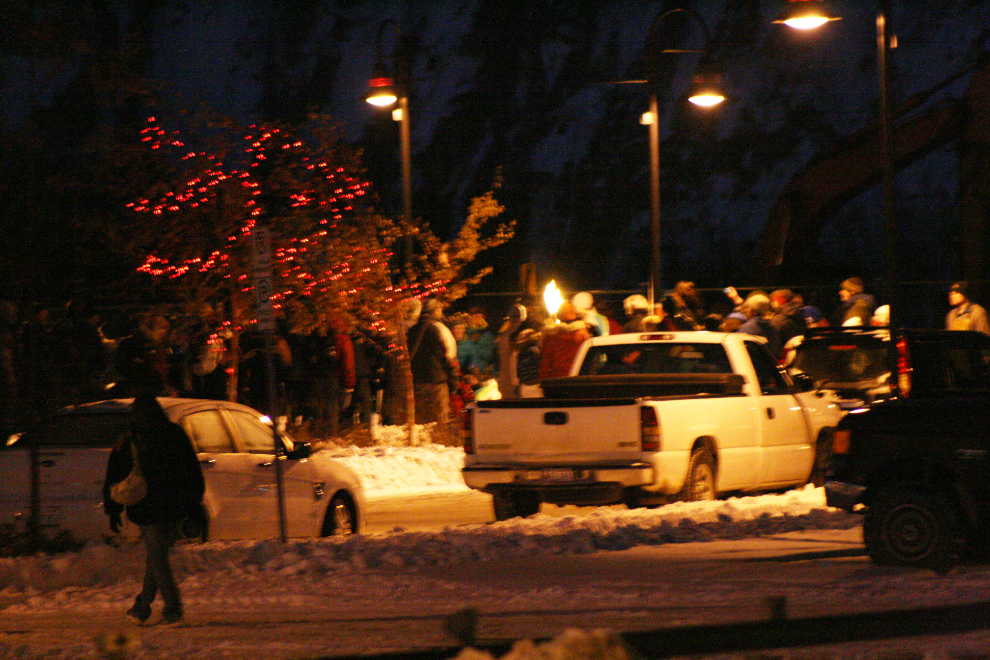 The Olympic Torch Relay in Whitehorse, Yukon