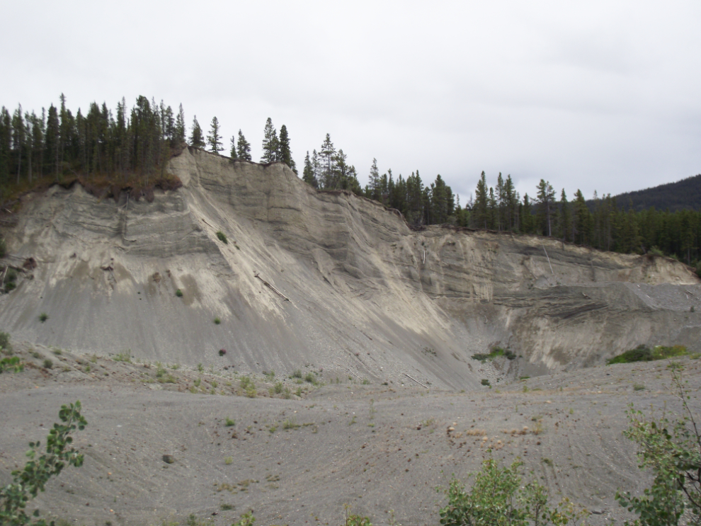 A hydraulic gold mining operation near Atlin, BC