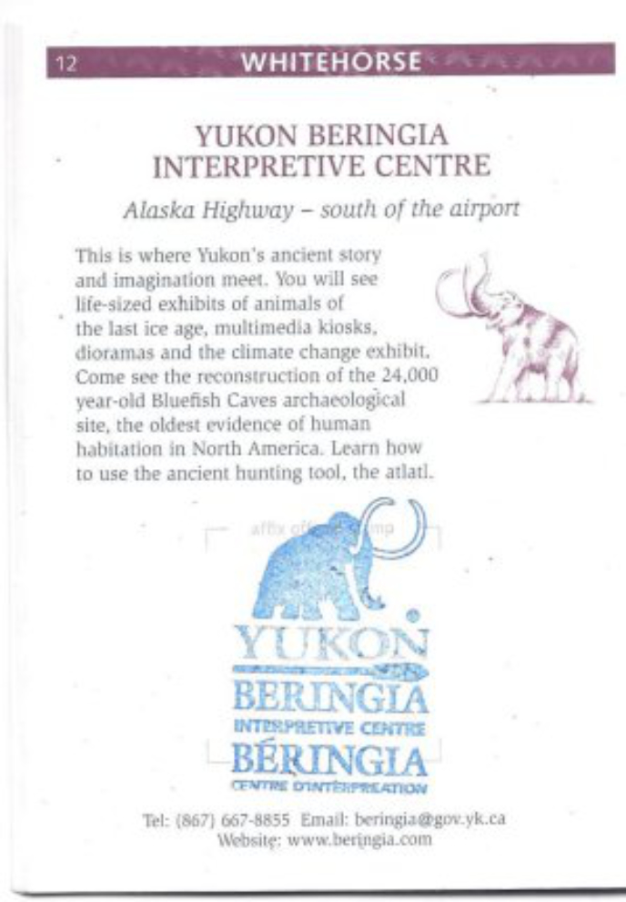 Yukon Beringia Interpretive Centre in Whitehorse