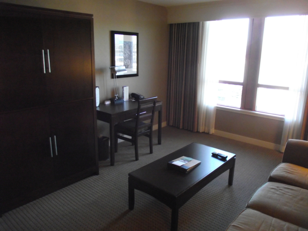 Our suite at the River Rock Casino Resort