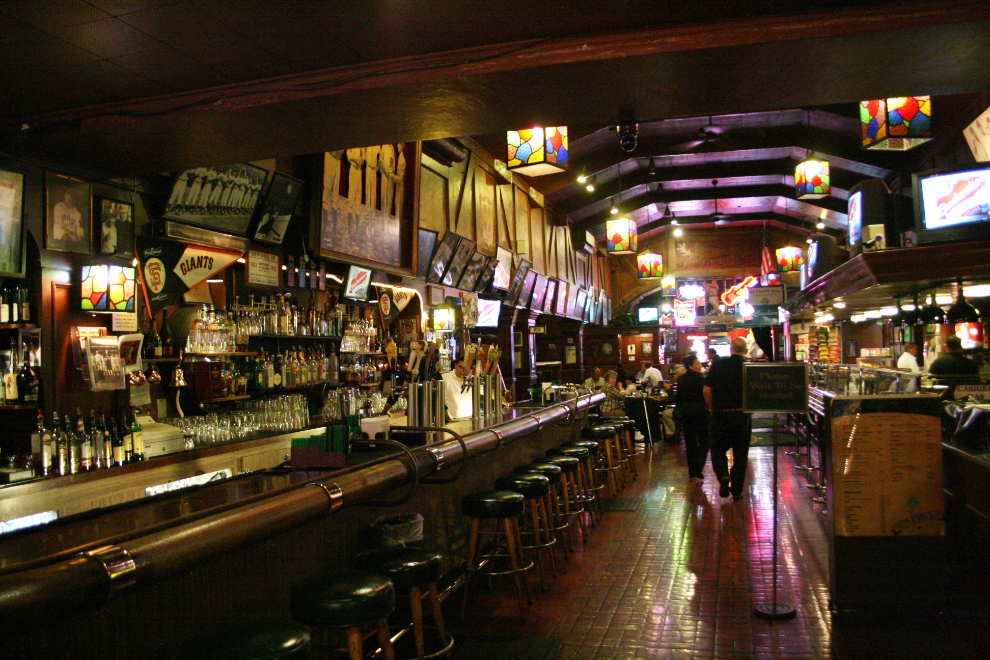 Lefty O’Doul’s pub in San Francisco
