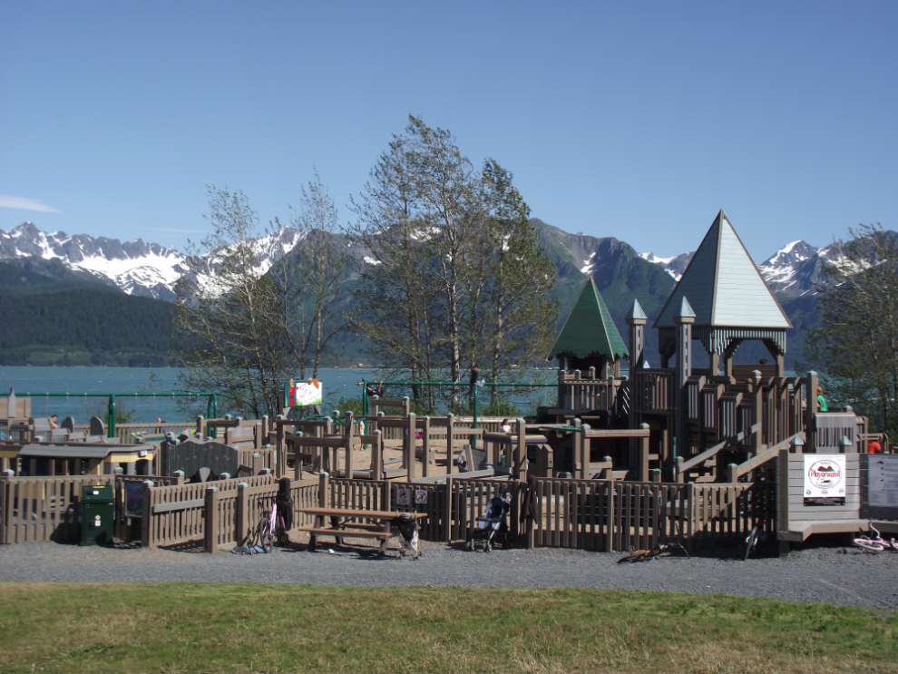 A children's playground at Seward, Alaska