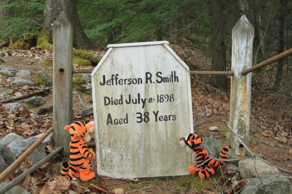 The grave of Jefferson Randolph 'Soapy' Smith in Skagway, Alaska