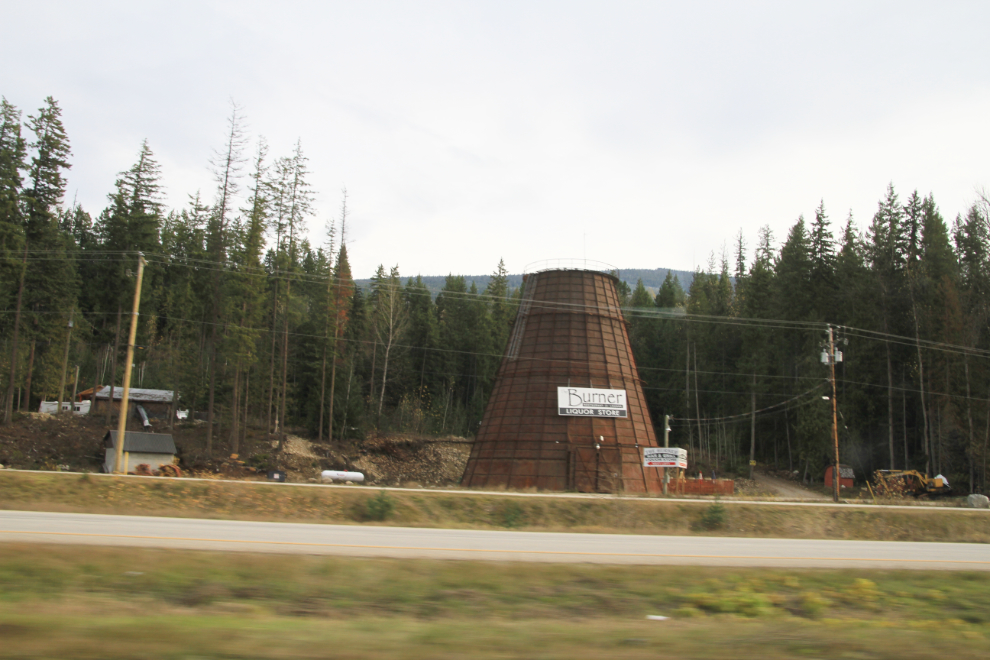 Teepee burner liquor store