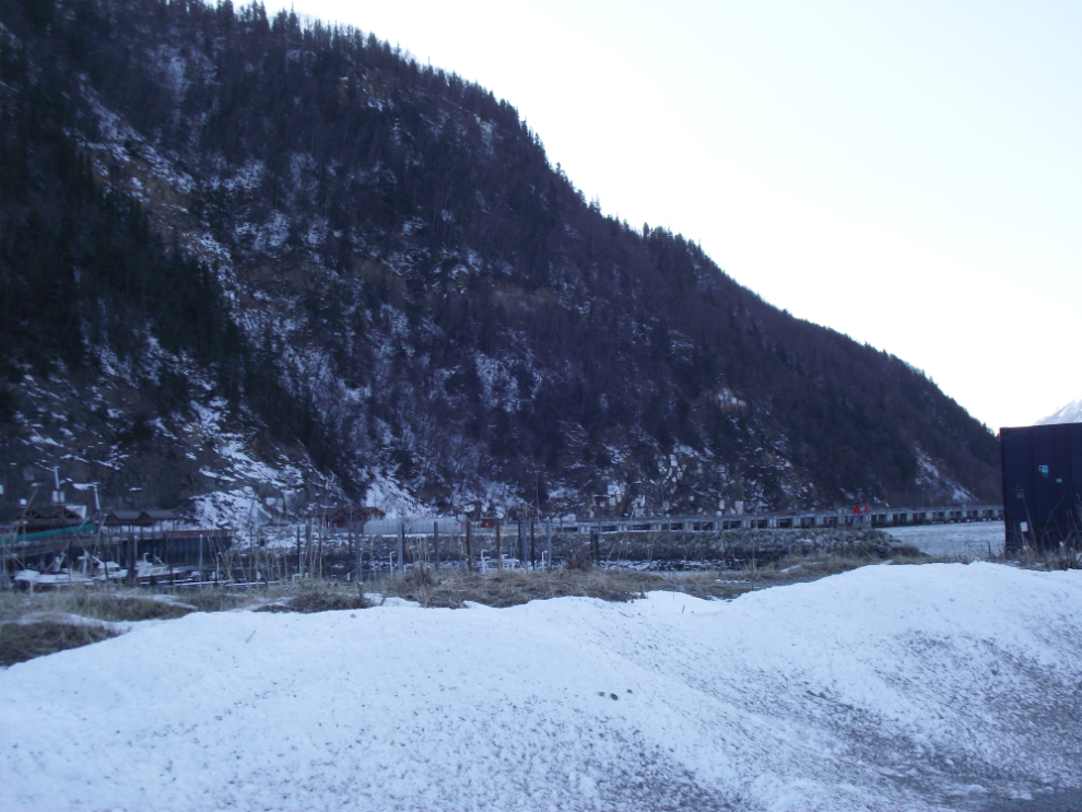 The Small Boat Harbour at Skagway, early March