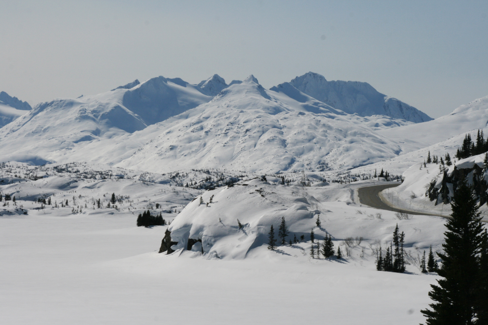 The South Klondike Highway in March