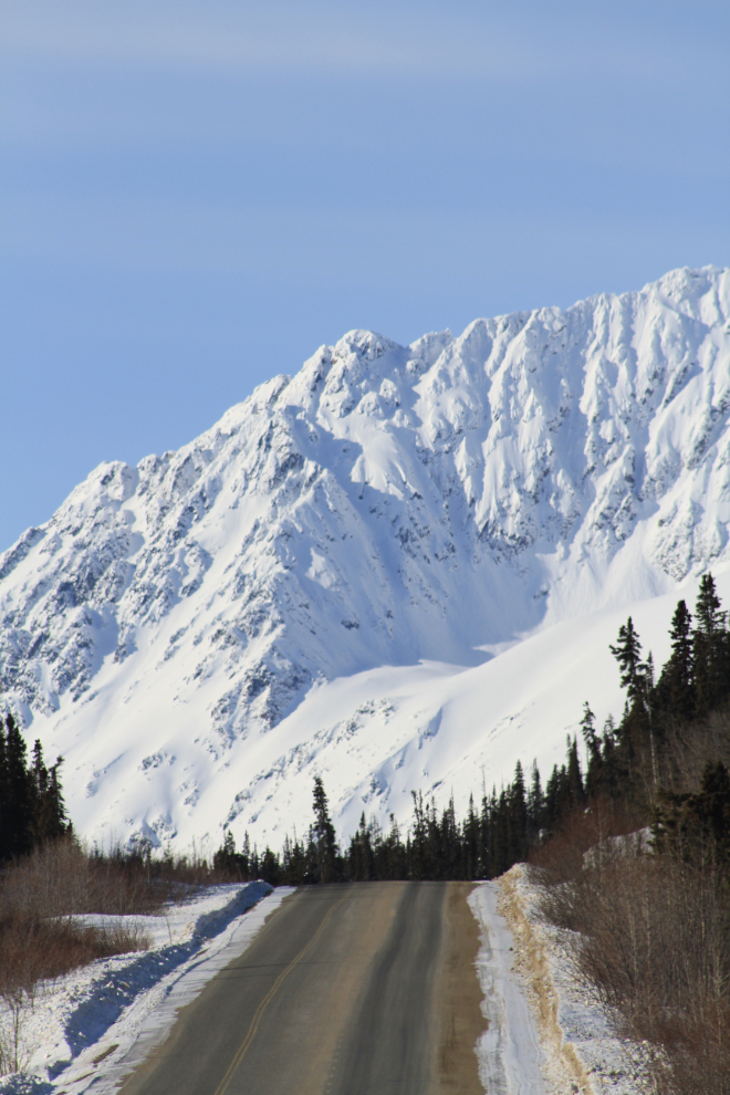 South Klondike Highway in March