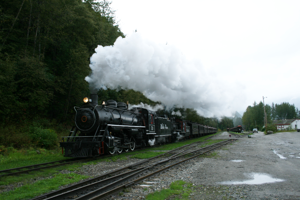 WP&YR steam locomotive #73