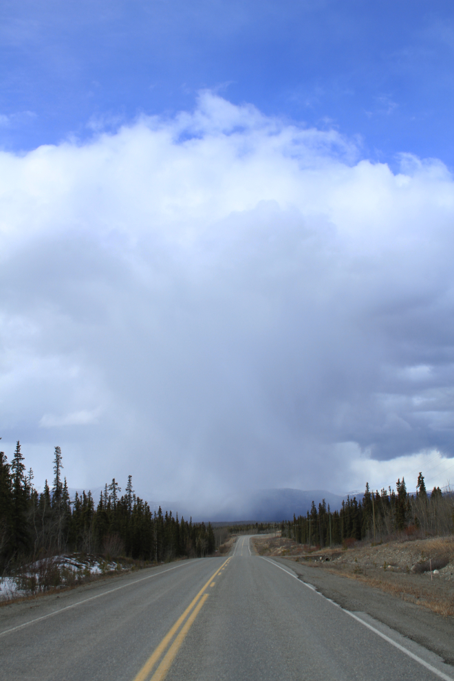 Storm along the South Klondike Highway