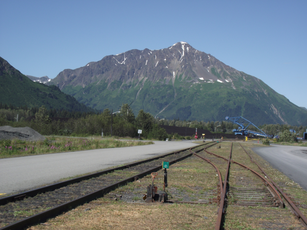 The southern end of the Alaska Railroad