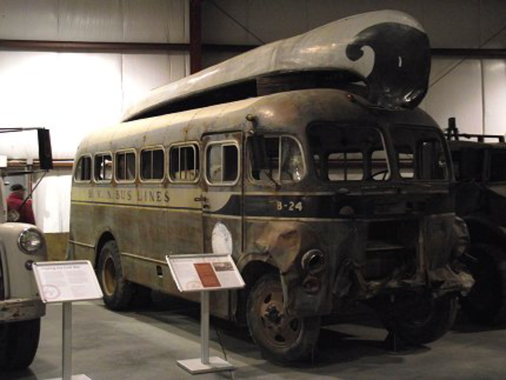 Pony Cruiser bus at the Yukon Transportation Museum