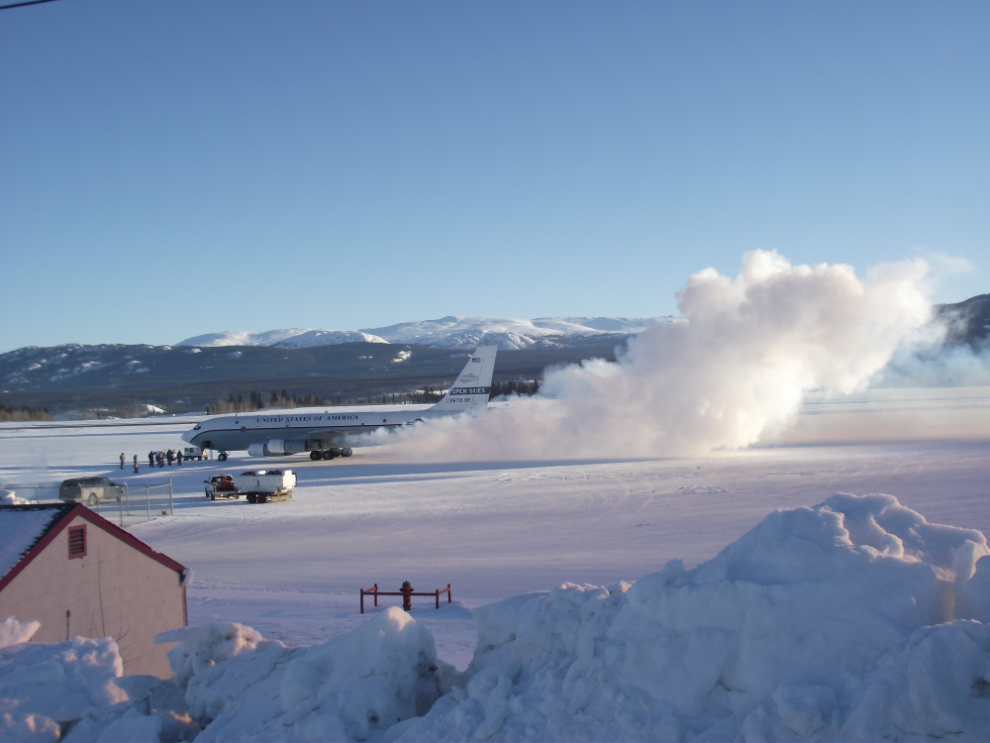 USAF Open Skies OC-135B Observation Aircraft in Whitehorse, Yukon