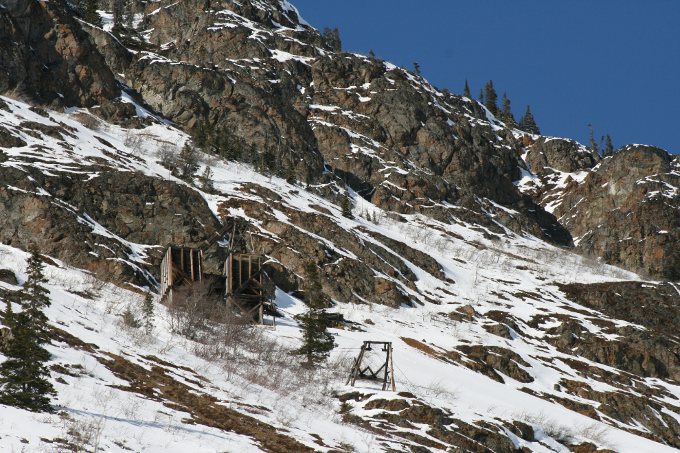 The 1906 workings of the Venus silver mine