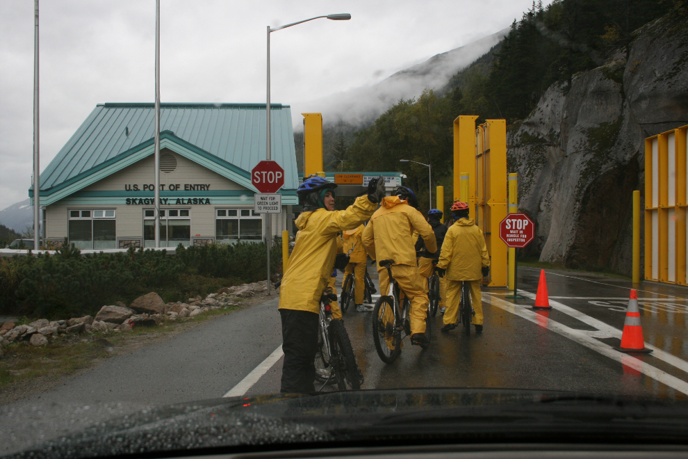 White Pass cycling in a heavy, cold rain - fun??