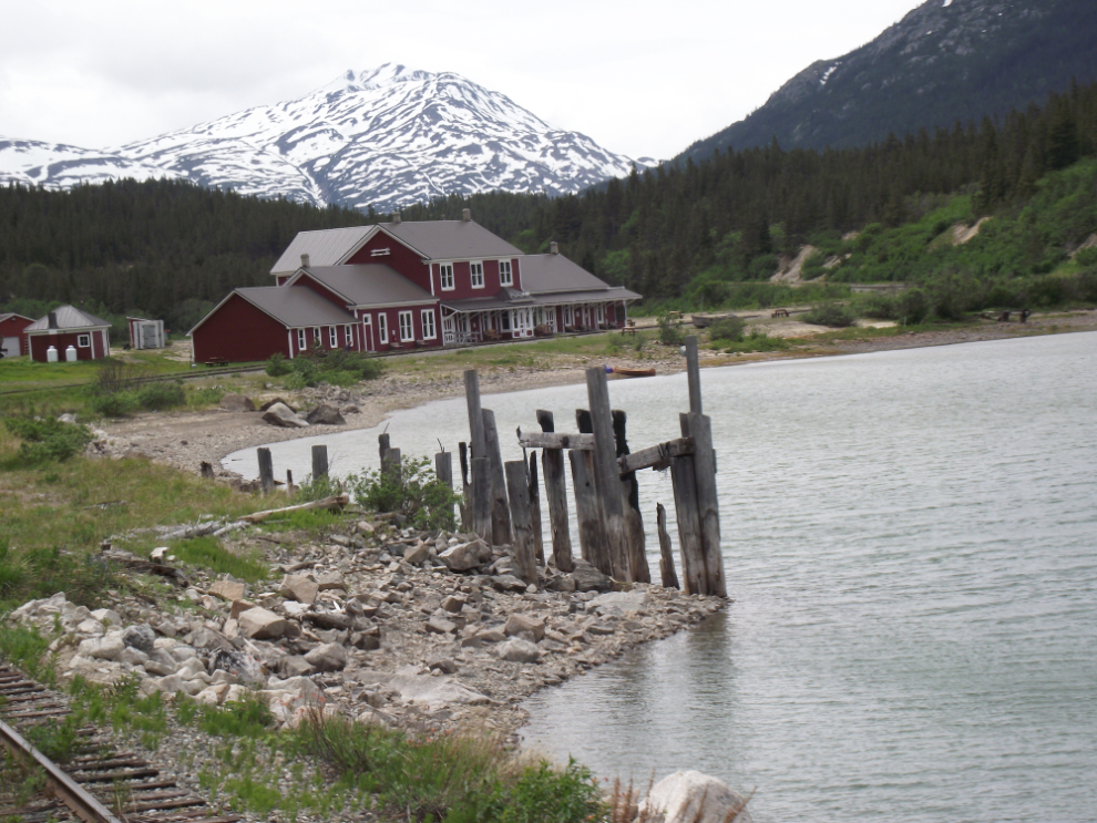 The White Pass & Yukon Route railway at Bennett, BC