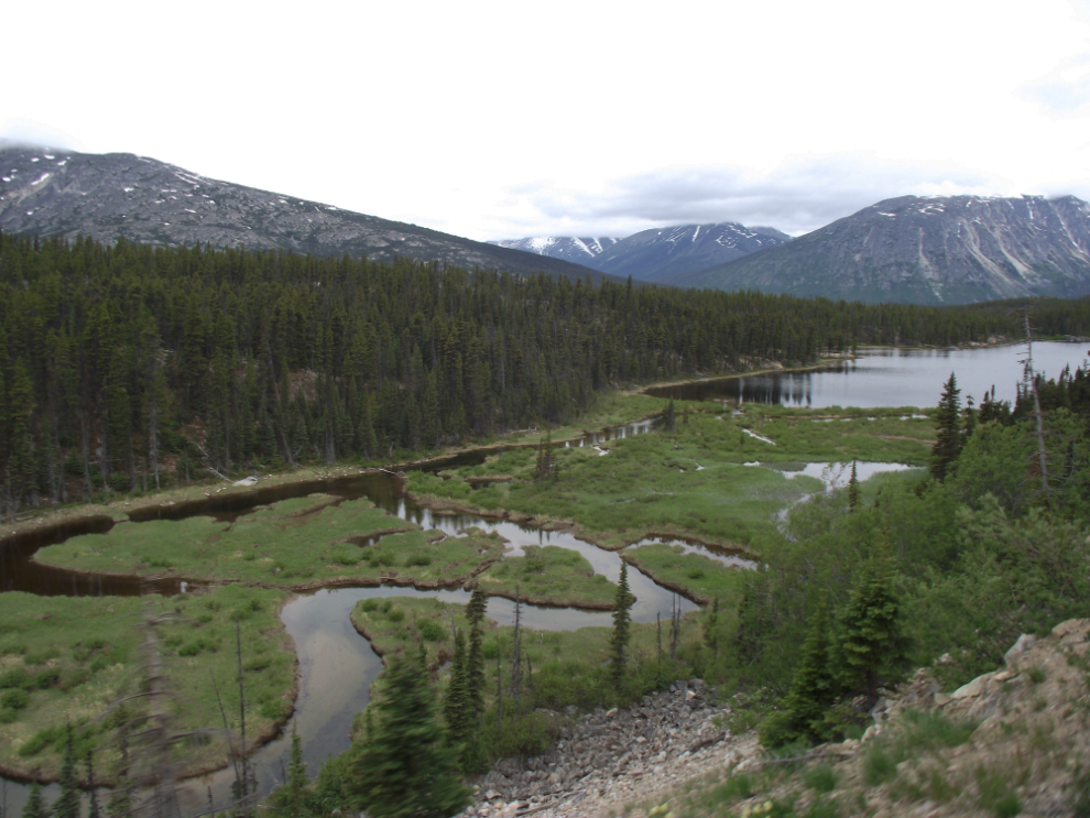 Beaver Lake on the White Pass & Yukon Route railway