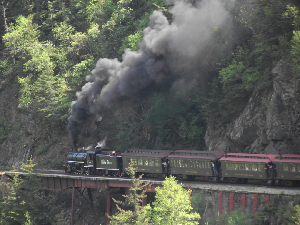 WY&YR steam locomotive #73