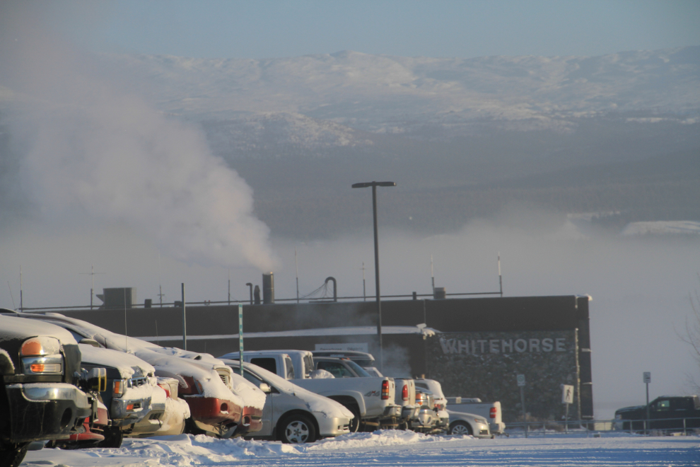 The Whitehorse airport at -40C