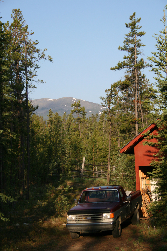 Cleaning out the barn on our Yukon property