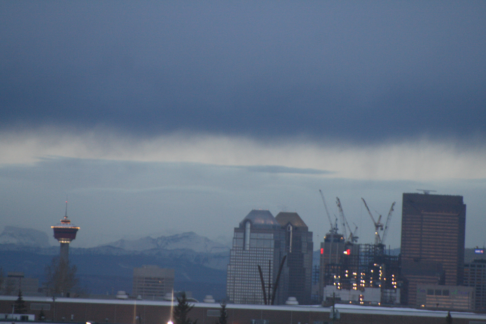 Calgary, seen from the Coast Plaza Hotel