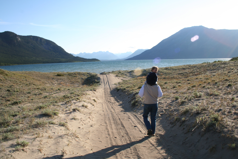 ATV trail in the Carcross dunes