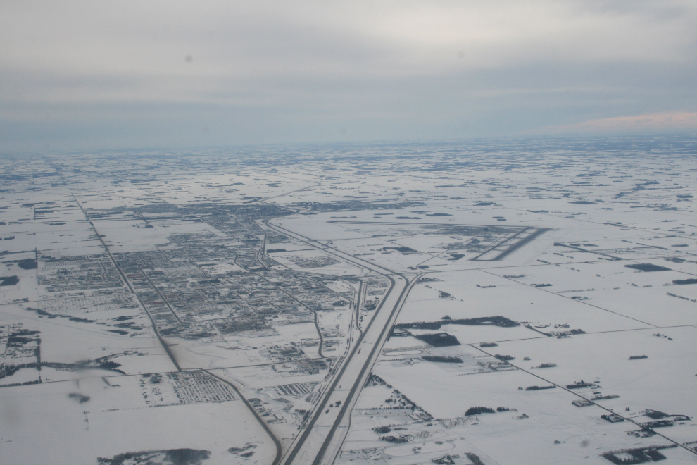 Northwest of Edmonton - aerial