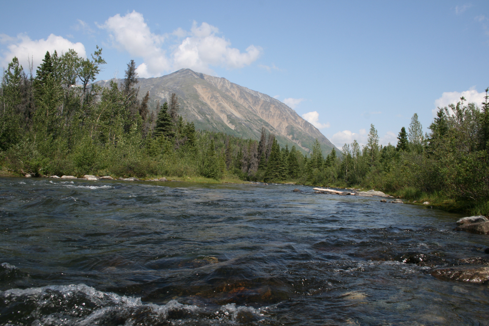 Takhanne River, Million Dollar Falls Campground, Yukon