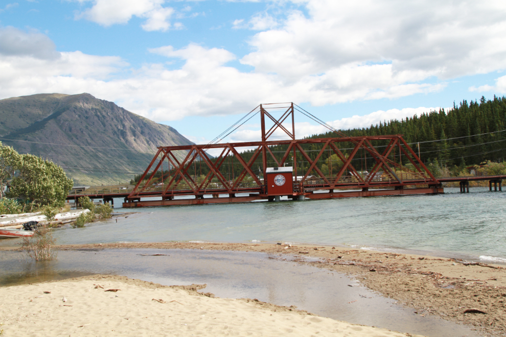The White Pass & Yukon Route railway bridge at Carcross, Yukon