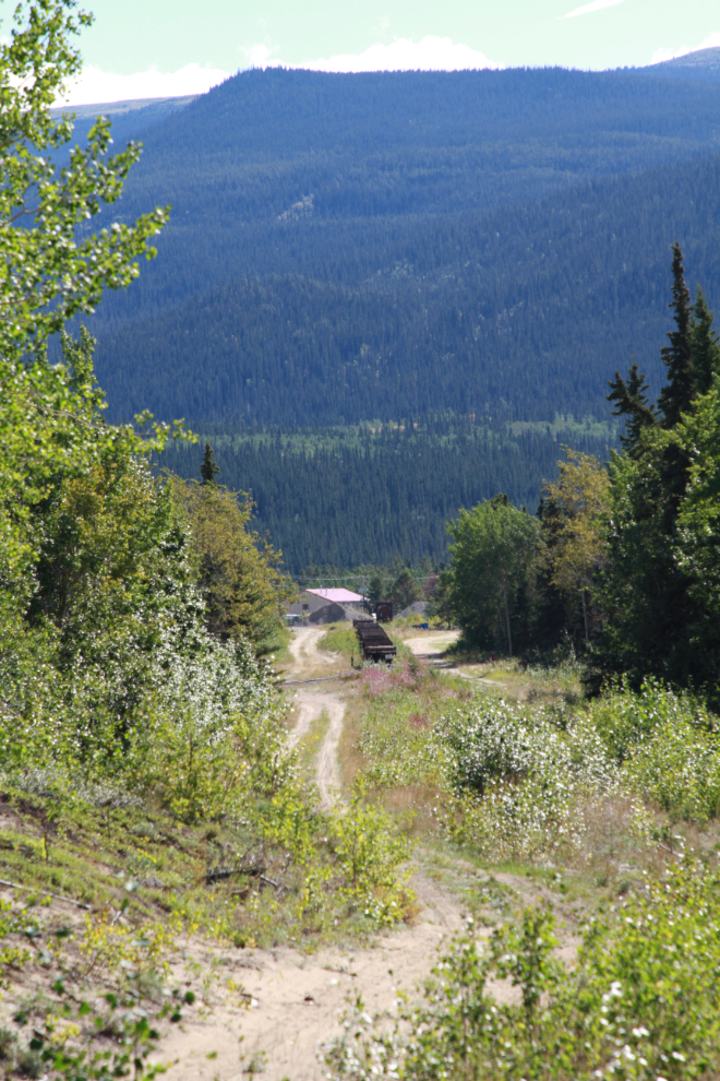 The White Pass & Yukon Route railway just north of Carcross, Yukon