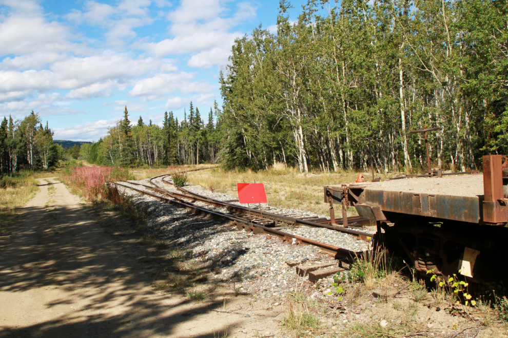 A new loop on the White Pass & Yukon Route railway at Carcross, Yukon