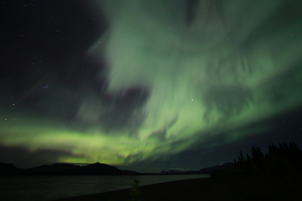 Northern Lights at Kluane Lake, Yukon