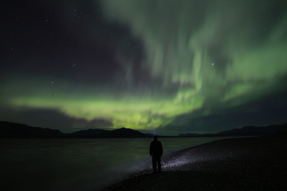 Northern Lights at Kluane Lake, Yukon