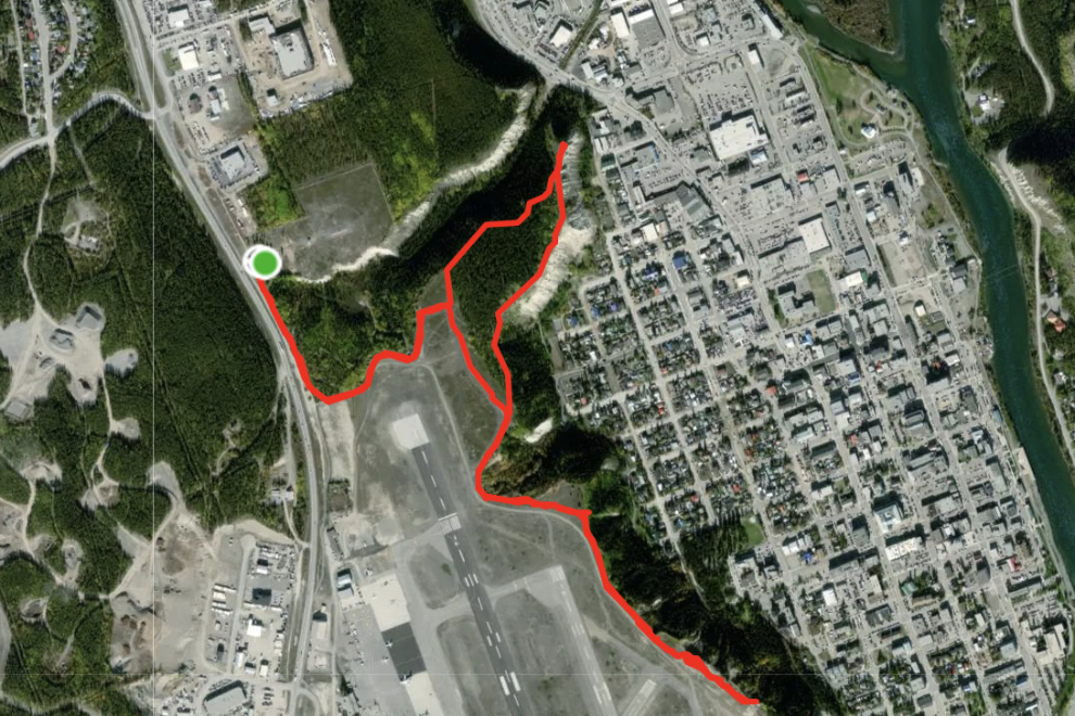 Whitehorse airport trails