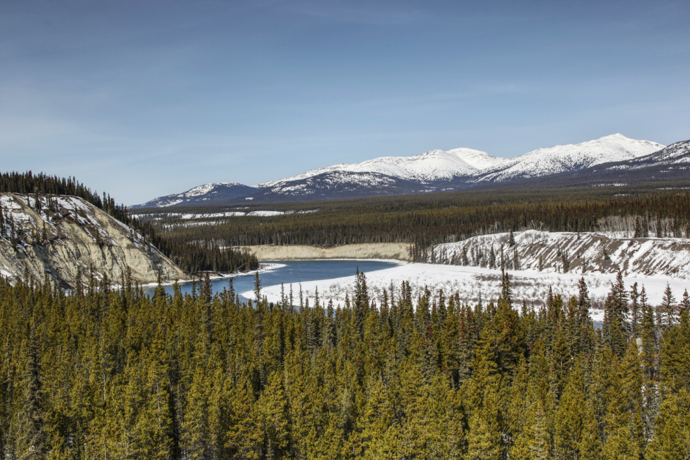 The Yukon River at Alaska Highway Km 1394