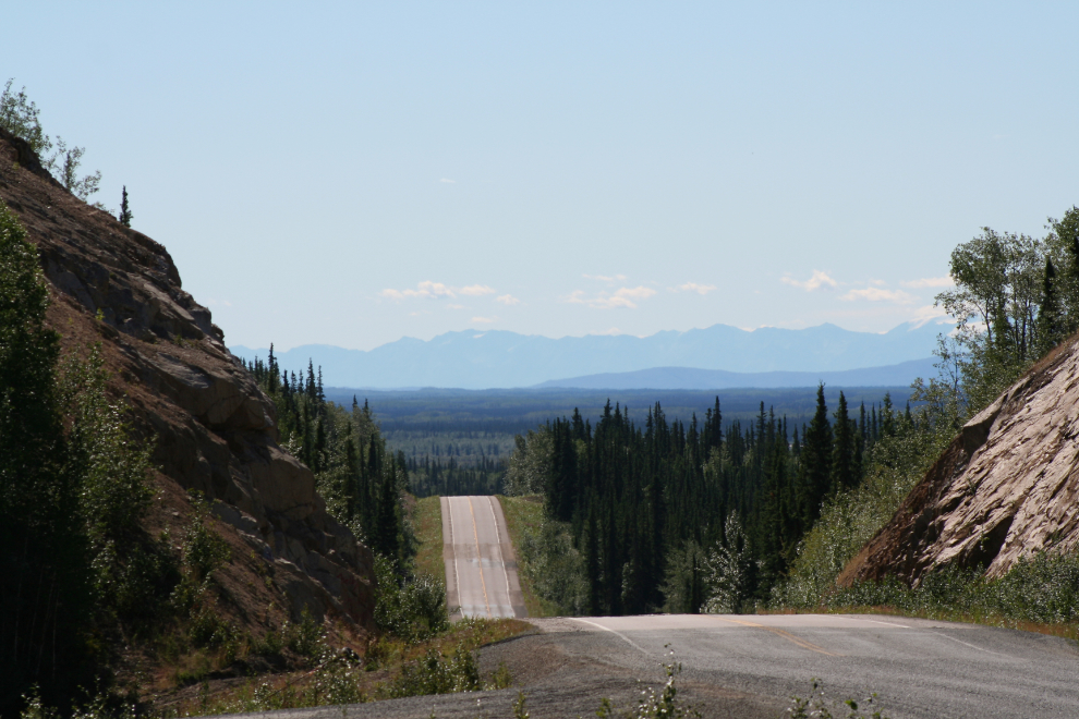 The Alaska Highway at Mile 1285
