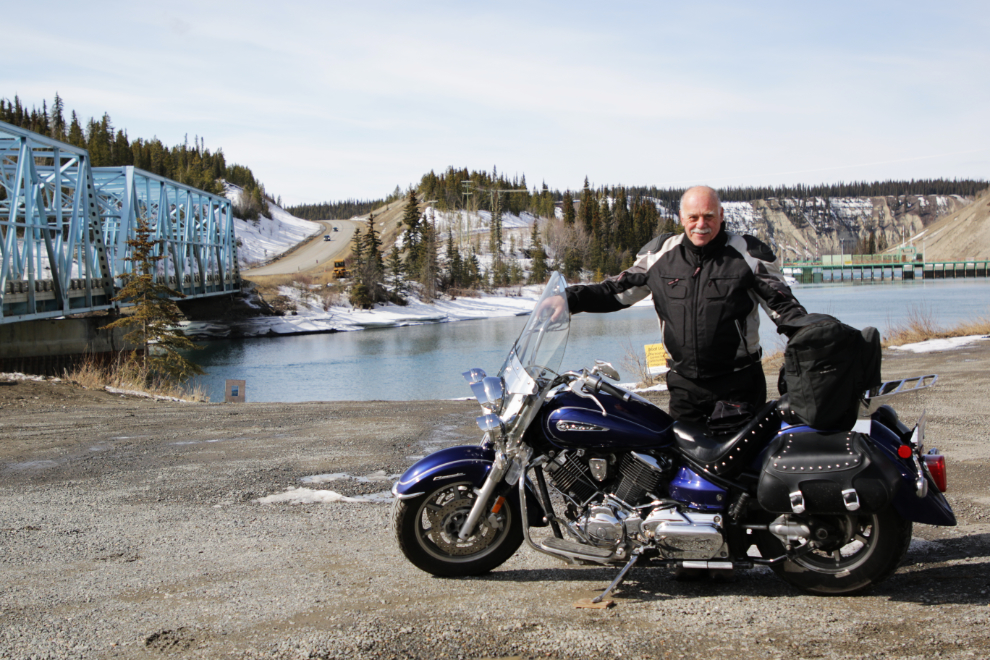 Murray Lundberg with his V-Star 1100 Classic motorcycle