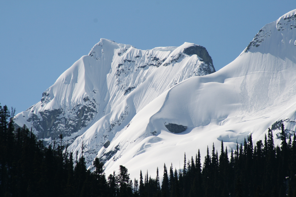 There are some stunningly beautiful mountains along BC's Duffey Lake Road.