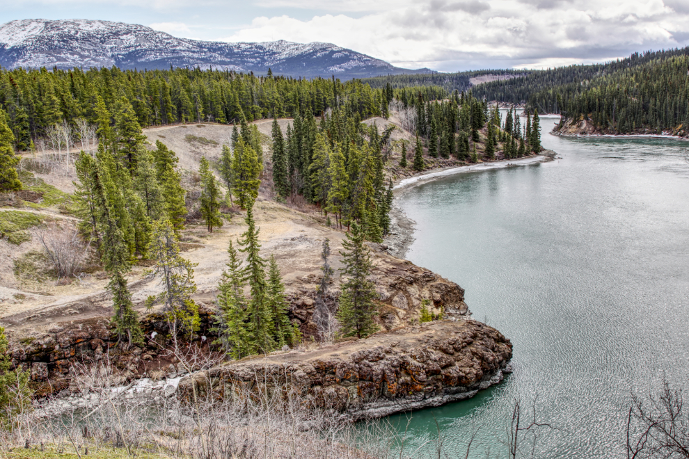 Spring at the head of Miles Canyon on the Yukon River