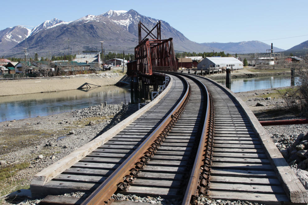 The WP&YR railway bridge at Carcross, Yukon 