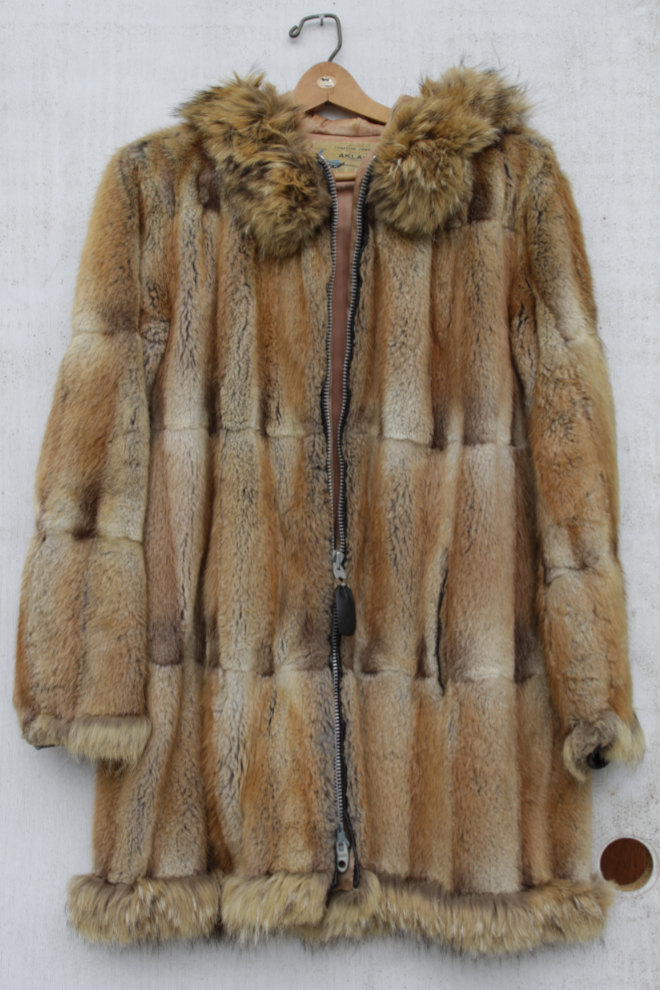 1970s muskrat fur coat from Aklavik, NWT