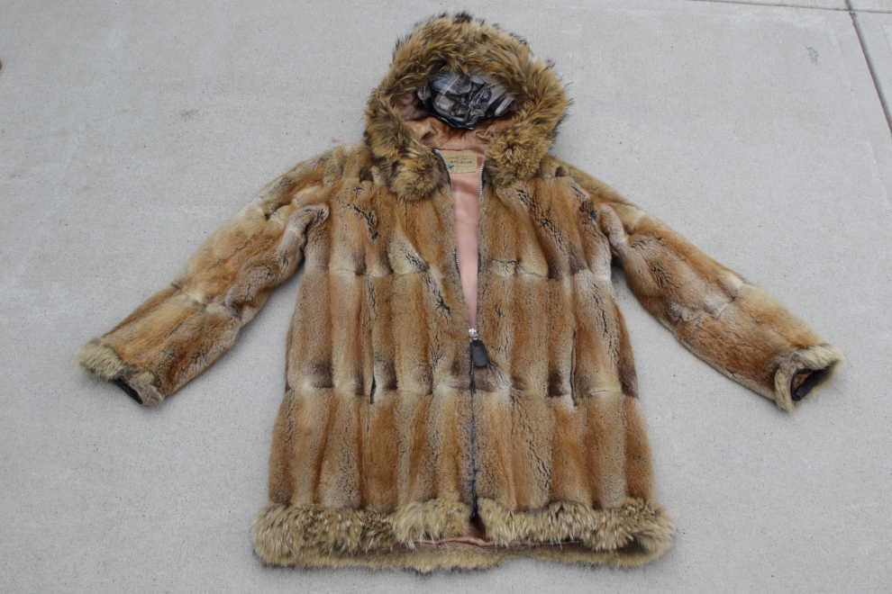 1970s muskrat fur coat from Aklavik, NWT