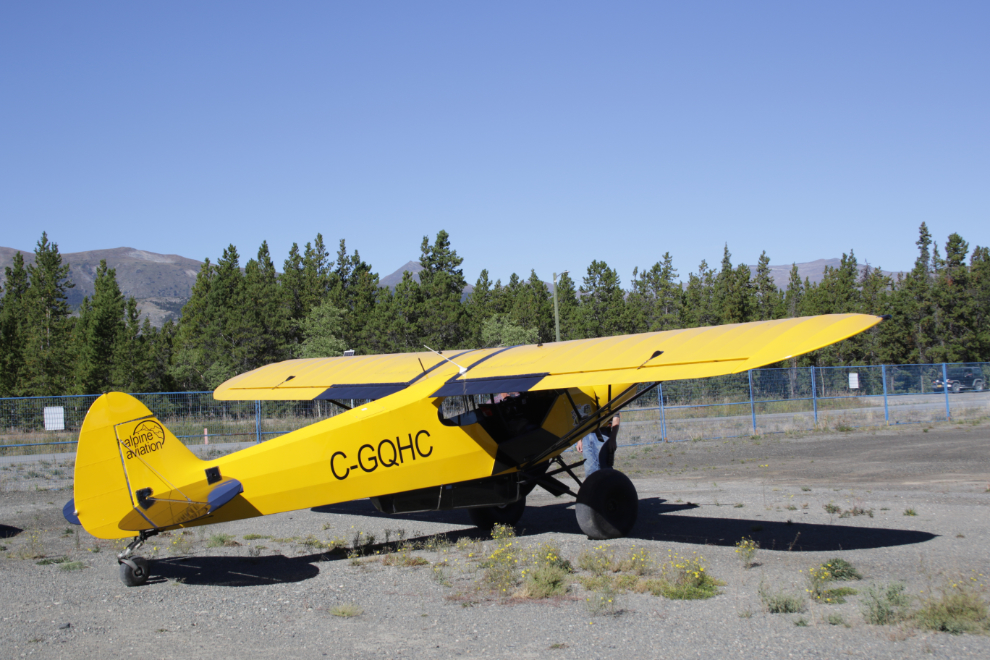 C-GQHC is Alpine Aviation's 1977 Piper PA-18-150 Super Cub.