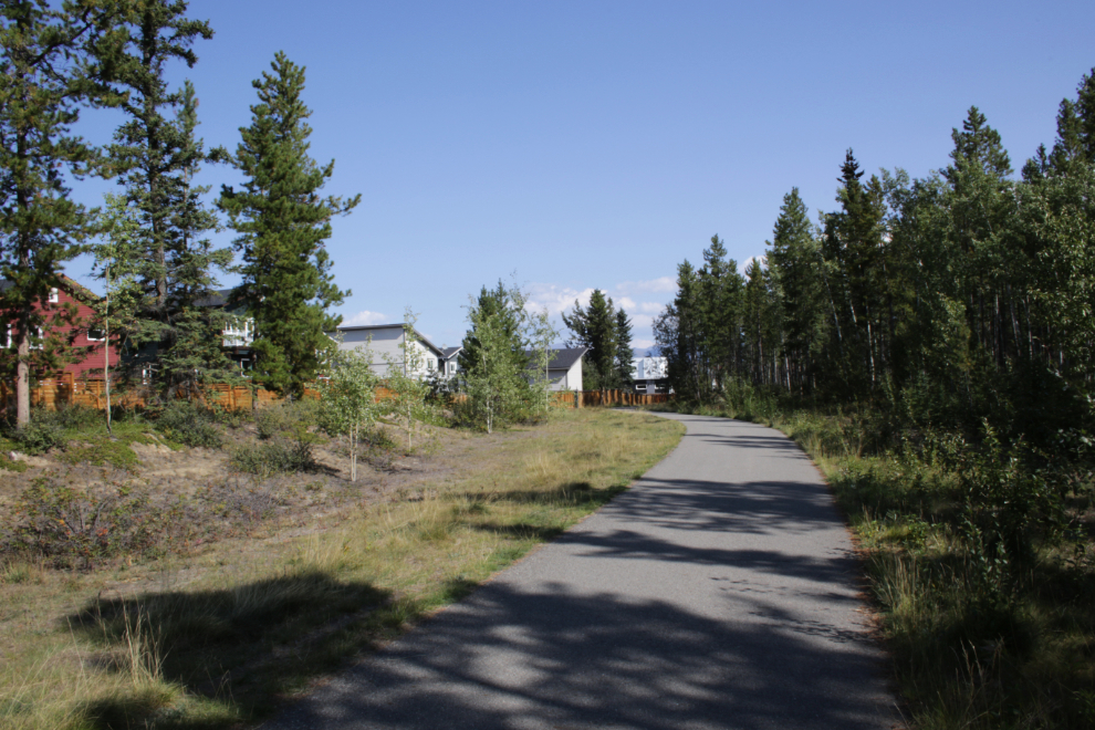 The Whistlebend Perimeter Trail at Whitehorse, Yukon.