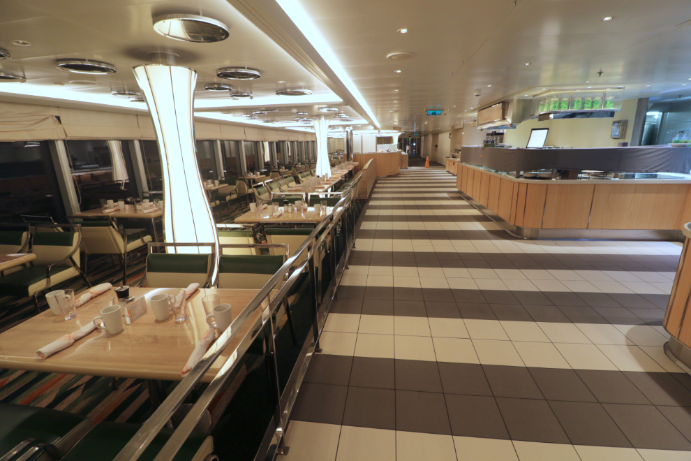 Lido buffet on the cruise ship Koningsdam.