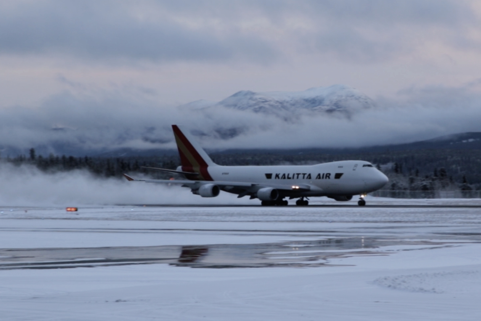The first Boeing 747 into Whitehorse since 2013