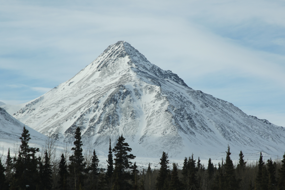 Mount Decoeli, Yukon, in February