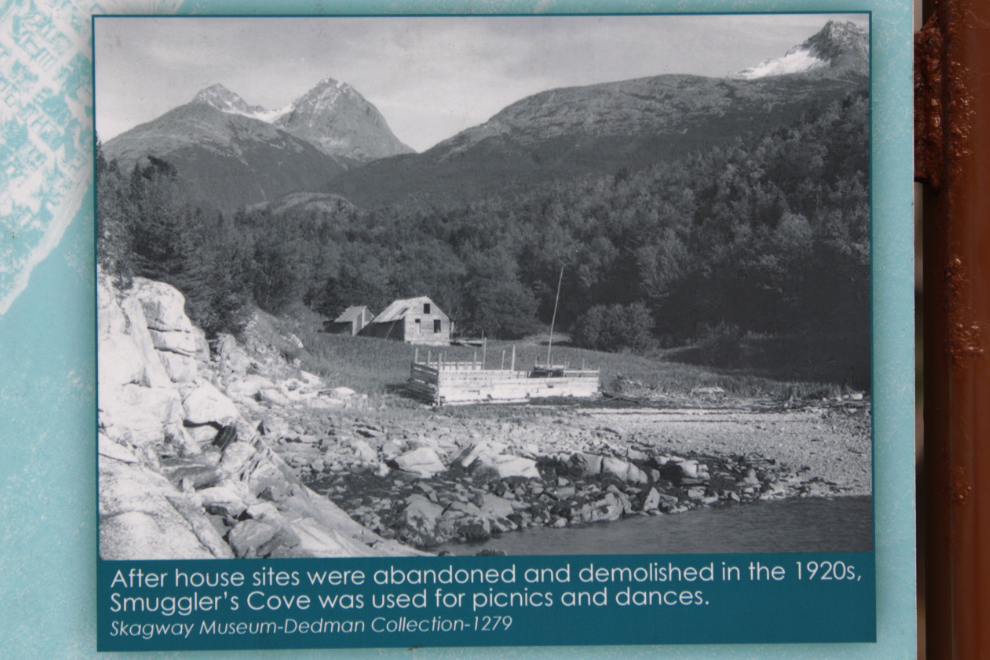 Historic photo of Smuggler's Cove at Skagway