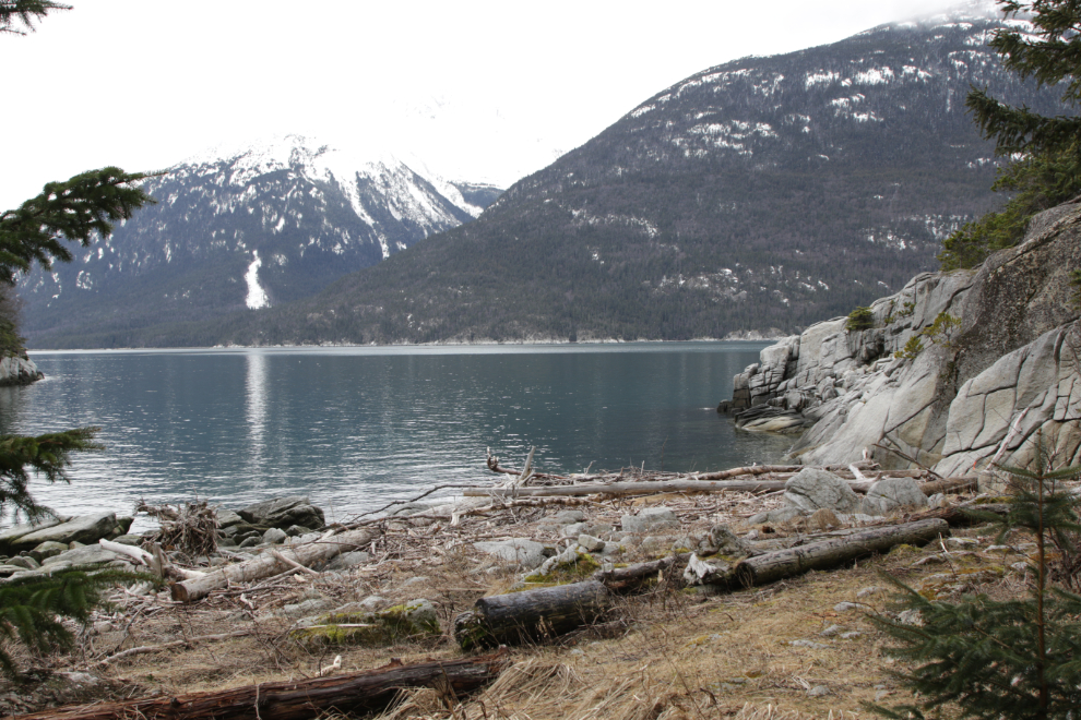 Smuggler's Cove at Skagway in March.