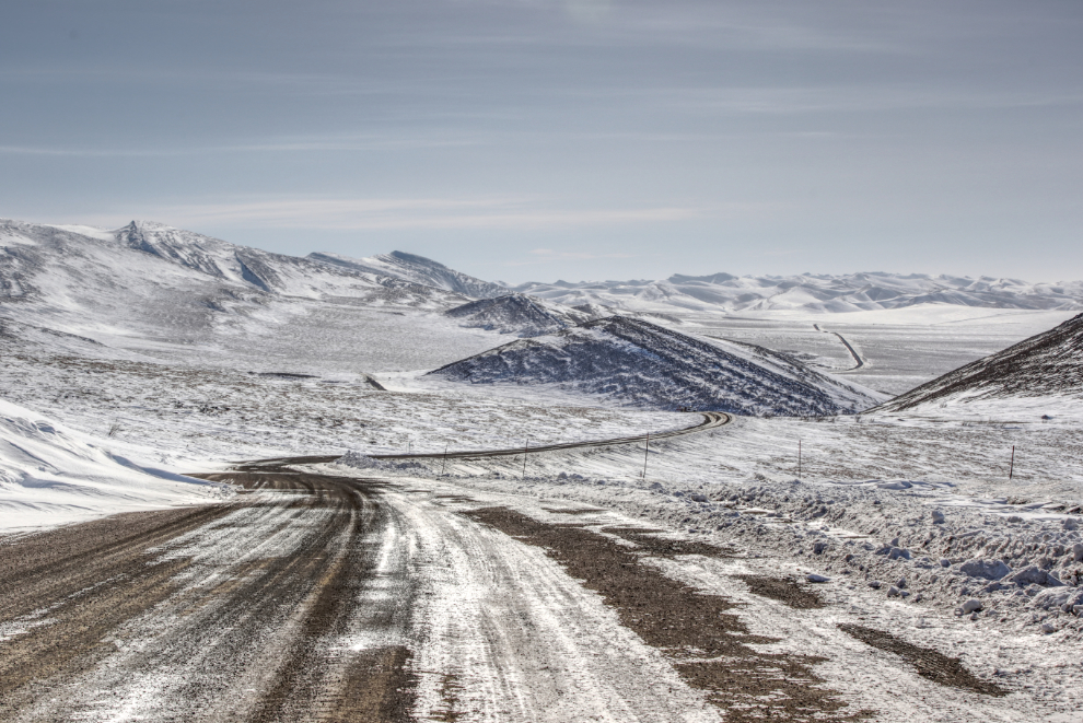 The Dempster Highway in April.